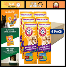 Cat Litter Deodorizer Double Duty 30 oz - 6 Pack, Odor Control, Fresh Scent