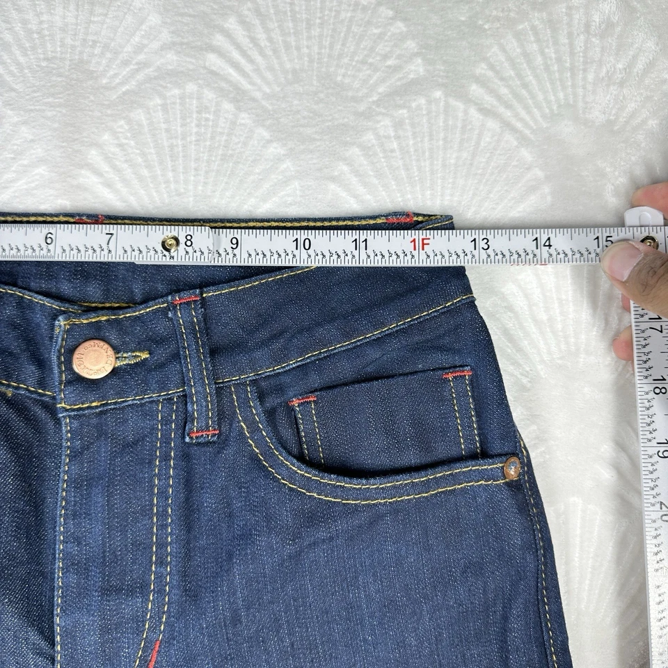 Detroit Denim Co Jeans Womens Size 25 Classic Fit Mid Rise Stretch Dark Denim - Image 4 of 4