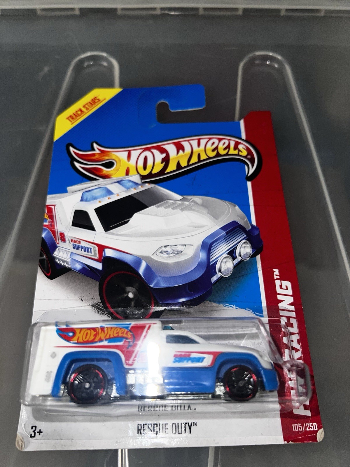 2013 Hot Wheels HW Racing Rescue Duty 1/64 Collector #105