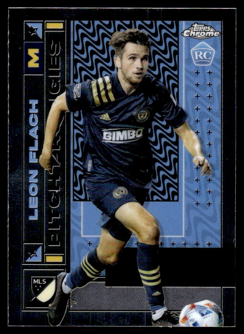 Leon Flach 2022 Topps Chrome MLS #59 Philadelphia Union 27773 Soccer Card