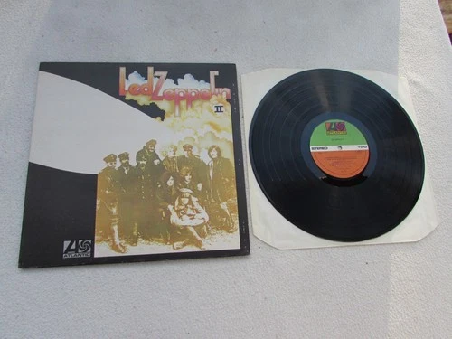 LED ZEPPELIN LP II UK ORANGE/GREEN NEAR MINT VINYL
