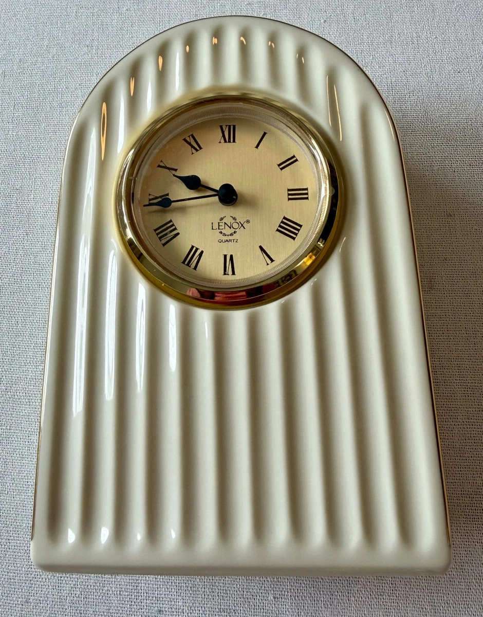 LENOX Clock Indiana Collectible Shelf, Mantel Clocks (1970-Now