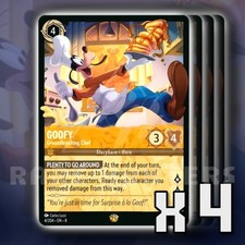 Goofy Groundbreaking Chef 004 Legendary x4 Reign of Jafar Disney Lorcana
