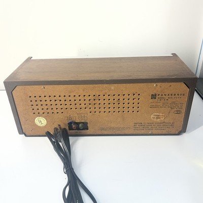 Vintage Panasonic Fm/am Table Top Radio 1970s Made Japan Model Re