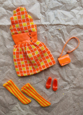 WOW! Vintage Barbie Mini Chex Francie Fashion Kleidung 1209 1969 komplett