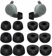 Memory Foam Tips Compatible with Google Pixel Buds A-Series Ear Tips, 6 Pairs No