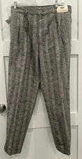 New Dockers & Levi’s Double Pleated Trouser Pants Gray 36 X 32 Vintage