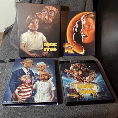 Mac and Me (4K UHD, Blu Ray) Limited Edition Magnet Box Set Vinegar Syndrome OOP