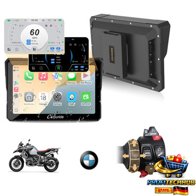 Carplay Bildschirm W702BS Pro 7 Zoll Wasserdicht BMW Motorrad