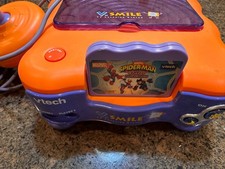 VTech V Smile 6122 TV Learning System Controller and Spider-Man game