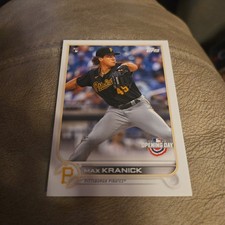2022 Topps Opening Day #153 Max Kranick RC Pittsburgh Pirates