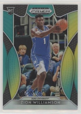 2019 Panini Prizm Draft Picks Green & Yellow /249 Zion Williamson Rookie RC 0t64
