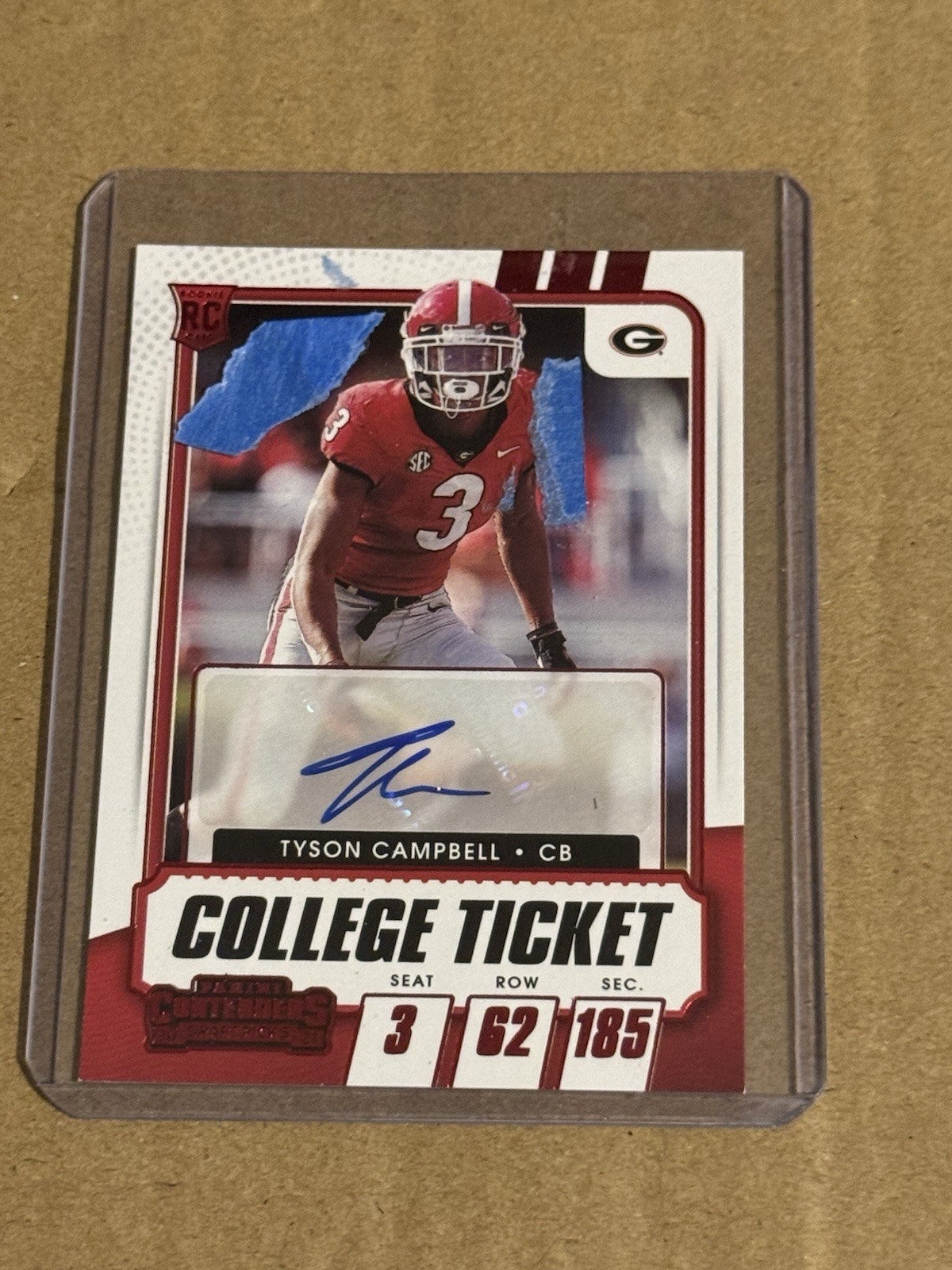 Tyson Campbell Panini Contenders Draft Picks #223 Autograph