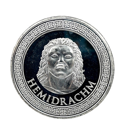 1 oz Silver Round 7 Wonders of The Ancient World: #6 Mausoleum At Halicarnassus