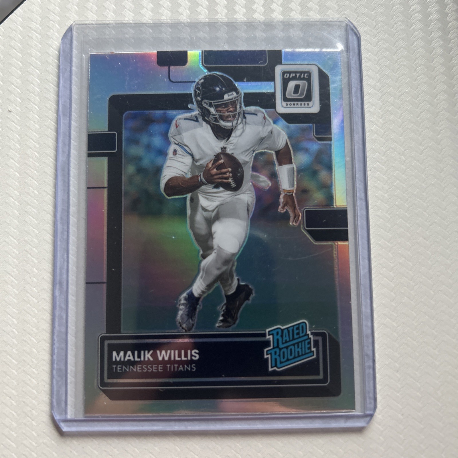 2022 Panini Donruss Optic Malik Willis Rated Rookie Holo Prizm #203 RC