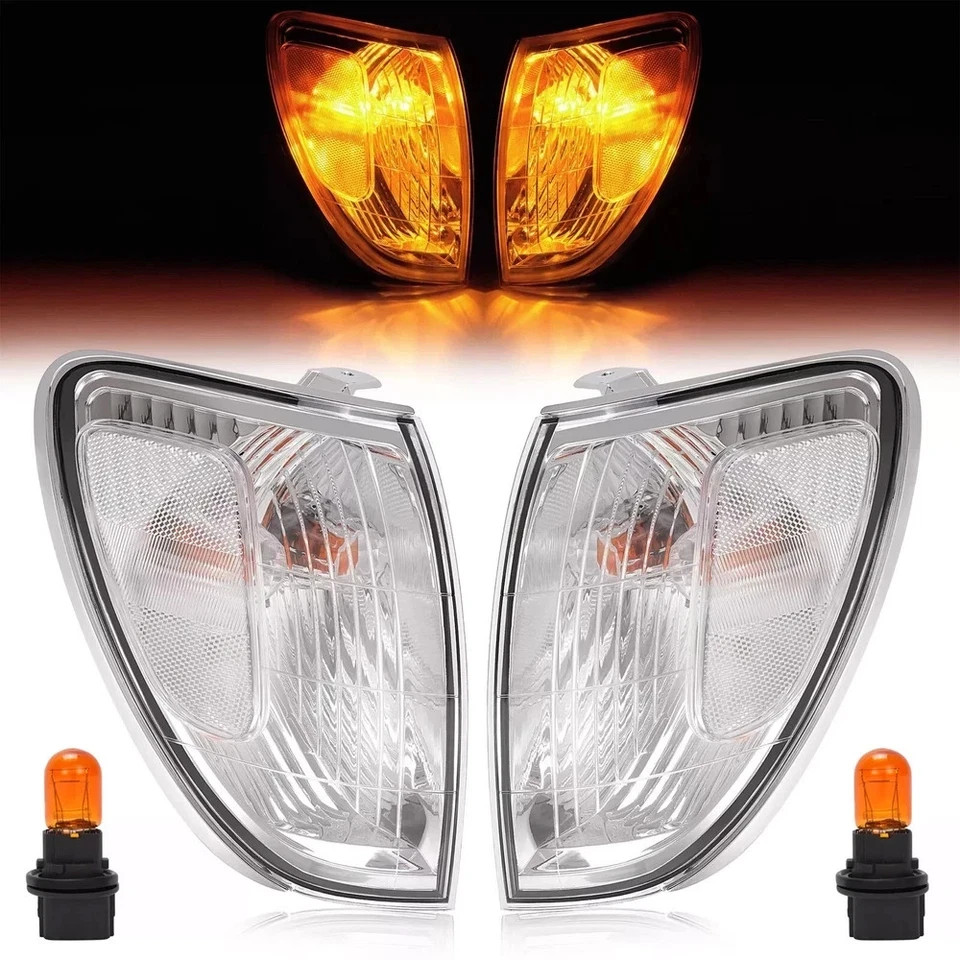 Front Pair Corner Lights Lamps For Toyota Land Cruiser 1998-2004