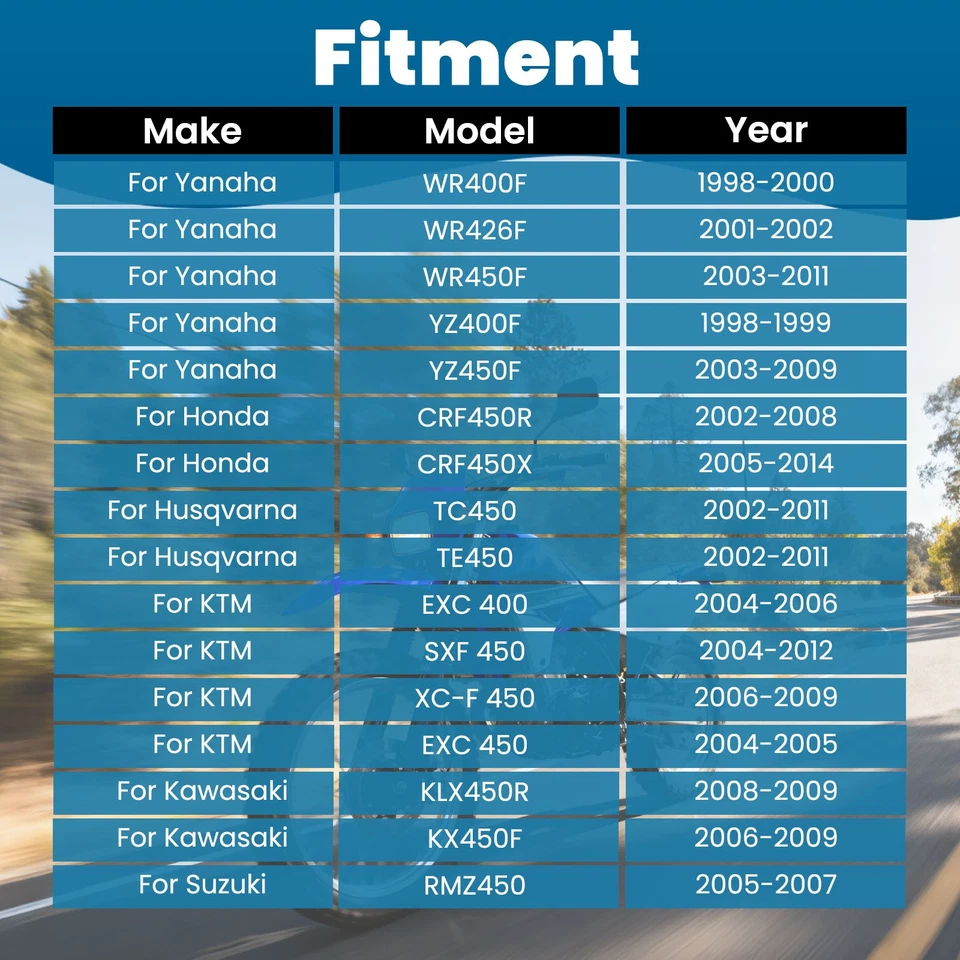 Carburador carburador para Yamaha YZ400F 1998-1999 YZ426F 2001-2002 YZ450F 2003-2009 Foto 4 de 4