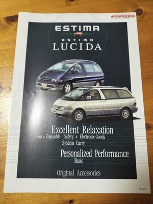 Toyota Estima Estima Lucida Katalog