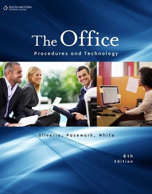 Cengage Learning Office Procedures Technology Fachbuch Oliverio Pasewark White
