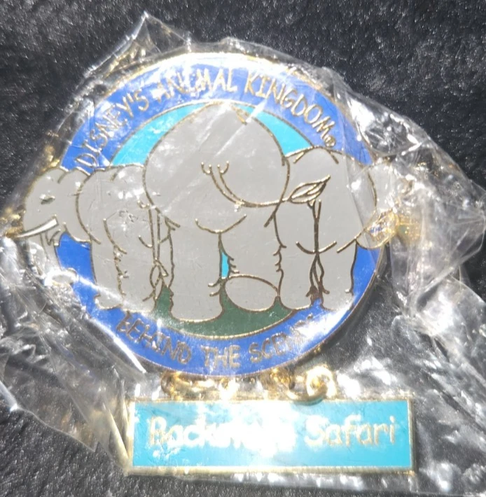 Disney Pin Animal Kingdom Backstage Safari Tour Elephants Behind The Scenes NIP