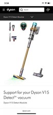 Dyson V15 Detect Absolute Vacuum Cleaner