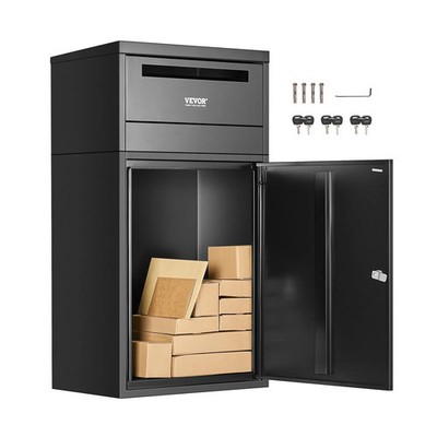 Package Delivery Boxes for Outside, 35.8 in Mailbox for Parcel with Lock, Galva