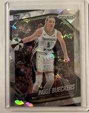 Paige Bueckers 2025 Panini WNBA Prizm Ice Rookie RC #5 Dallas Wings