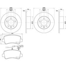 Kits de frein Renault R8