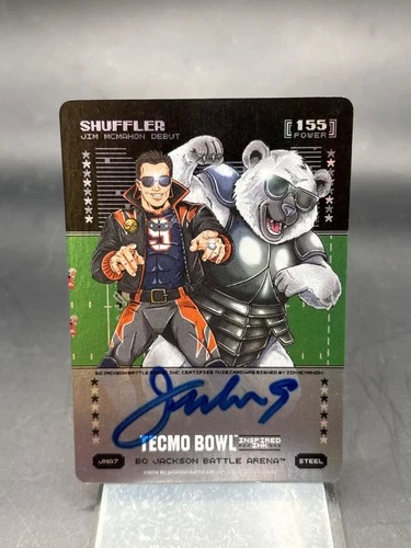 Bo Jackson Battle Arena Tecmo - Shuffler Jim McMahon Inspired Ink Auto