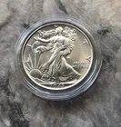 1943 UNCIRCULATED WALKING LIBERTY SILVER HALF DOLLAR
