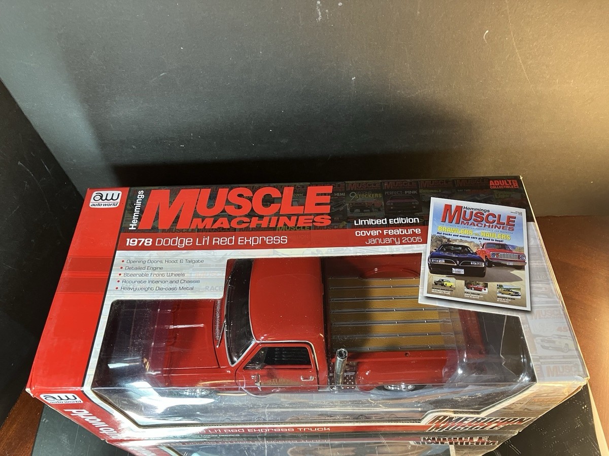 Auto World 1978 Dodge Lil' Red Express Truck 1:18 American Muscle