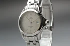 【N MINT】 OMEGA Seamaster 120m 2581.33 Quartz Silver Dial Date Womens Watch JAPAN