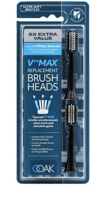 OOAK V++Arc Philips Sonicare Replacement Heads - 2x 6 Pack = 12 Heads -UltraSoft