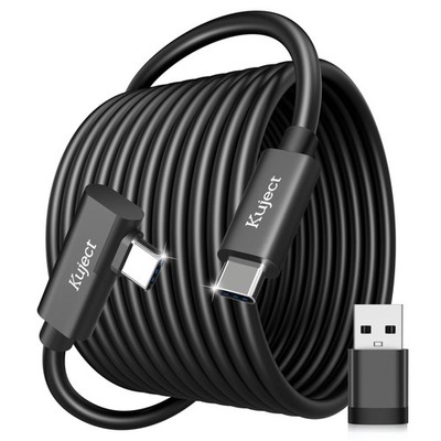 Link Cable 20FT for Quest 3S/3, Quest 2/, Pico 4, VR Headset Accessories Cabl...