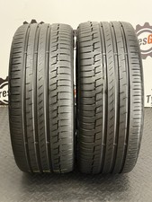 2x 225 45 R17 91Y CONTINENTAL PREMIUM CONTACT6 4+mm TESTED FREE FITTING