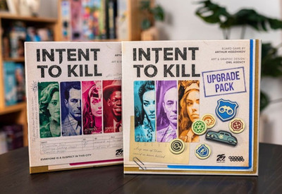 Intent to Kill + Upgrade Pack Board Game (2026) Detective Noire 25th Century