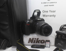 1yrWarranty Nikon D60 10.2MP Digital Camera AF-S Nikkor DX 18-55mm Lens COMPLETE