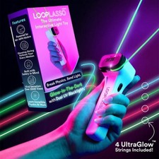 Loop Lasso Nano-The Original Glow-in-The-Dark String Shooter Toy Bend Light NIB