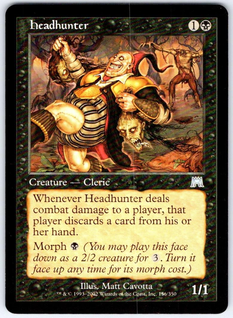Headhunter 156 Uncommon Onslaught Magic: The Gathering Near Mint