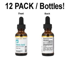 California Gold Nutrition, Folinic Acid, 1 fl oz, 12 PACK, ships worldwide 
