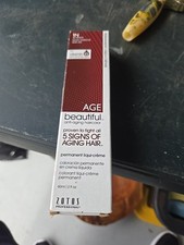 AGEbeautiful Permanent Liqui Creme Hair Color Dye 1N Jet Black. nib