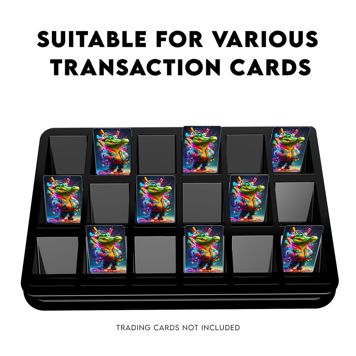 Coolbyl Card Sorting Tray 5ct – Stackable Trading Card Organizer