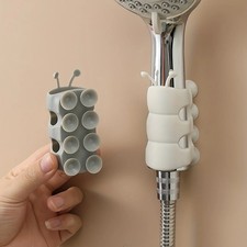 2 Pcs Silicone Shower Head Holder, Universal Relocatable Shower Head Suction Cup