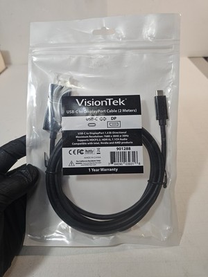 VisionTek USB-C to DisplayPort 1.4 Bi-Directional 2M Active Cable [M/M] (901288)
