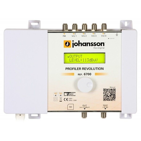 Johansson 6700 Profiler Revolution Amplificador terrestre programable 5 entradas