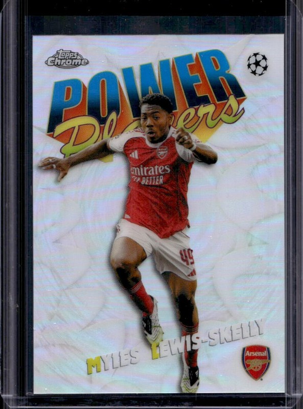 2025-26 Topps Chrome UEFA Myles Lewis-Skelly Power Players #PP-4 Arsenal