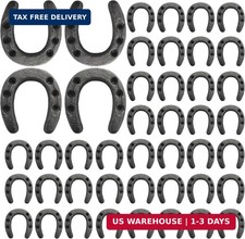 Sissatthai 30 Pack Mini Horseshoes Cast Iron Hore Shoe - 1.77 x 2 Inch WxL , Sma