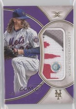 2018 Topps Definitive Collection Jumbo Relic Purple 3/5 Noah Syndergaard 6fs