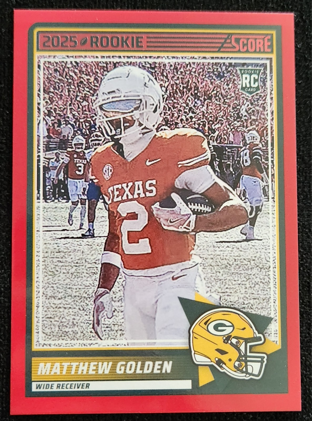 2025 Score - Rookies Matthew Golden #56 Red (RC)