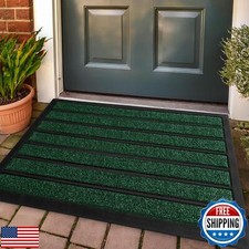 Extra Durable Door Mat - Dirt Trapping Outdoor Welcome Mats - Non-Slip Outdoo